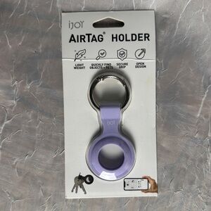 3/$20 💥 IJoy AirTag Holder Purple Silicone w/ Ring Hook